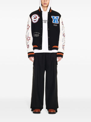 OFF-WHITE Wool Varsity Jacket for Men