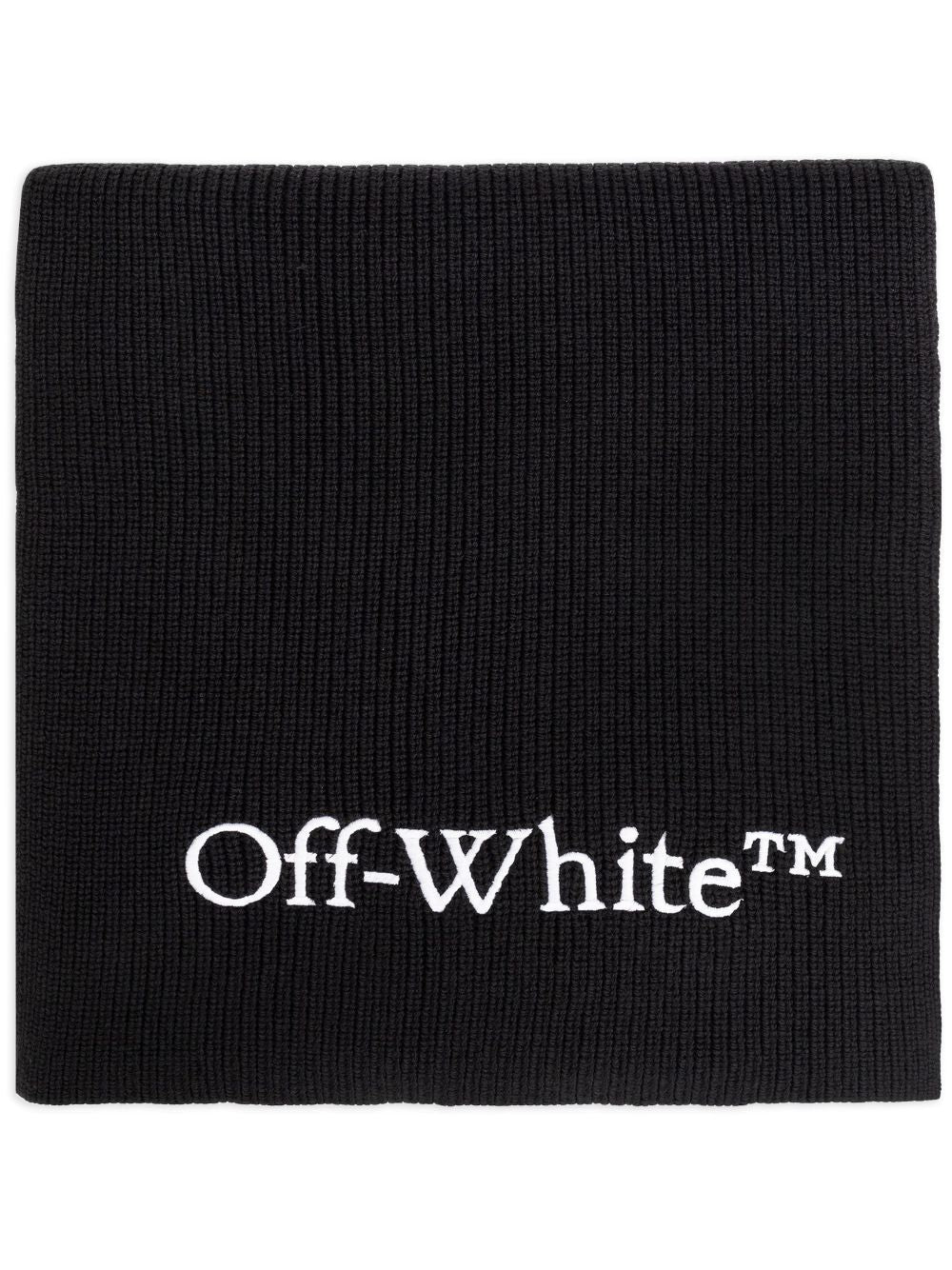 OFF-WHITE Cozy Logo Knit Scarf for Men