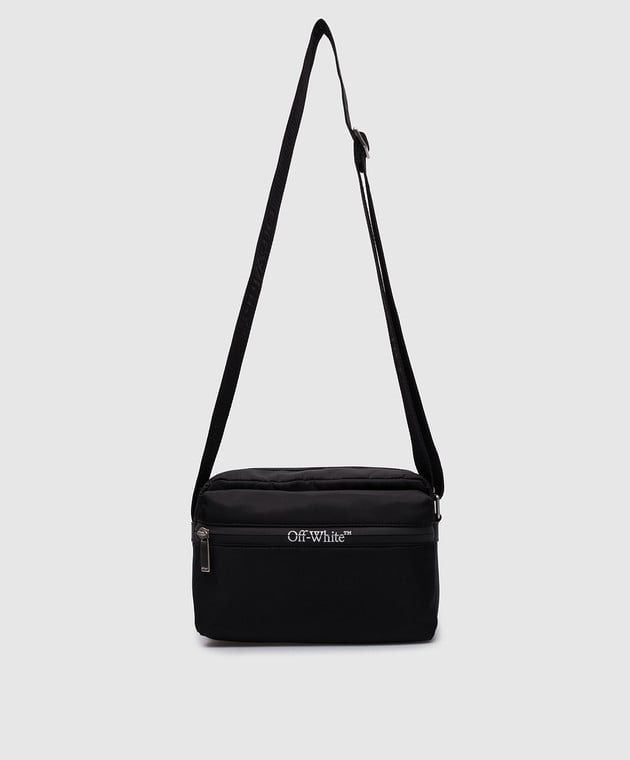 OFF-WHITE Sleek Outdoor Camera Mini Handbag in Black