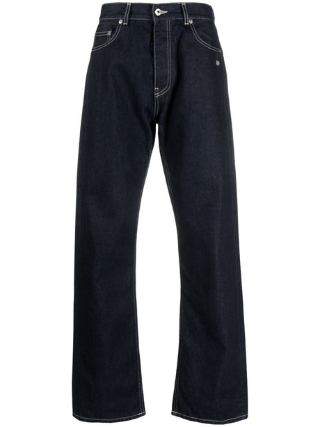 OFF-WHITE Men's 23FW Denim Straight Pants - Classic and Stylish!