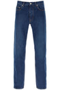 OFF-WHITE Dark-Washed Denim Jeans with Tapered Fit for Men