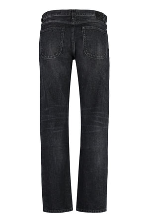 OFF-WHITE Men's 5-Pocket Straight-Leg Jeans in Black for FW23