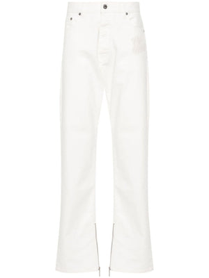 OFF-WHITE Men's White 90s Logo Jeans for SS24