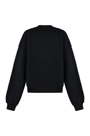 OFF-WHITE Urban Chic Oversized Sweatshirt with Asymmetrical Hem