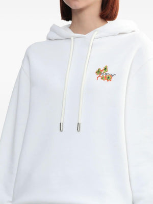 OFF-WHITE Ramage Flower Cotton Hoodie - Women's