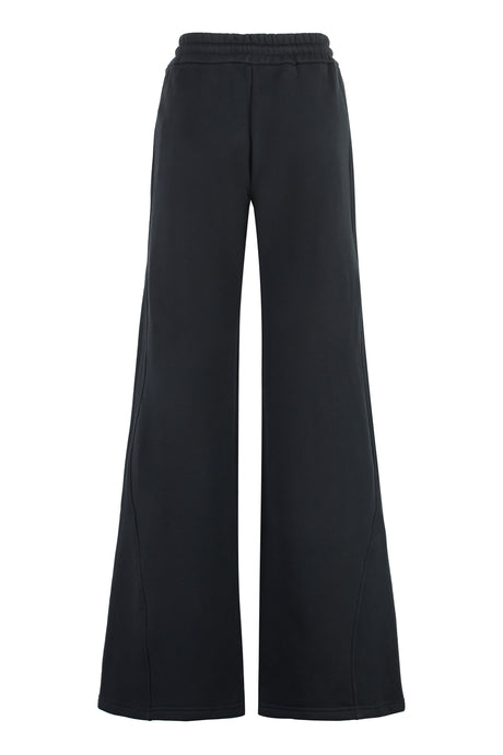 OFF-WHITE Black Cotton Trousers for Women - FW23 Collection