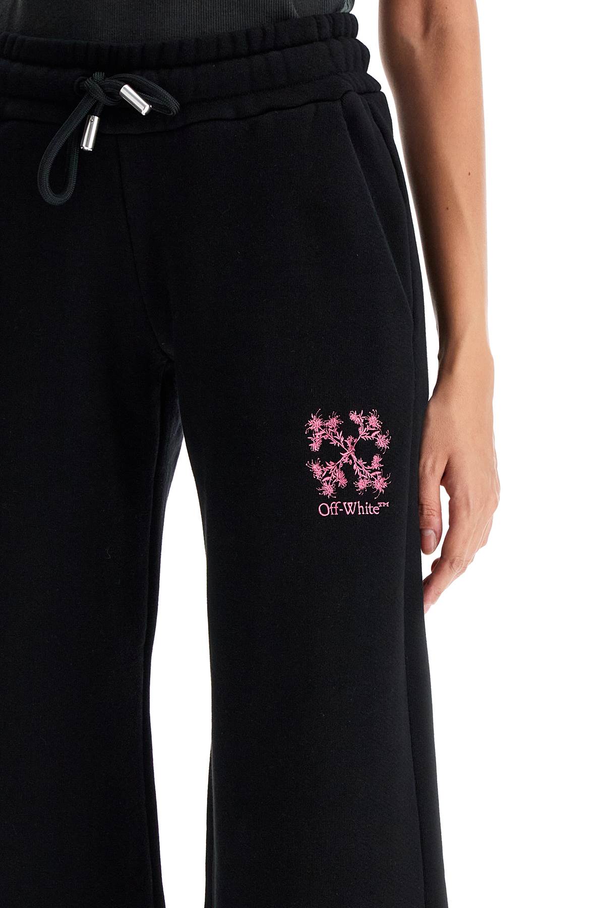 OFF-WHITE Mini Arrow Embroidered Joggers