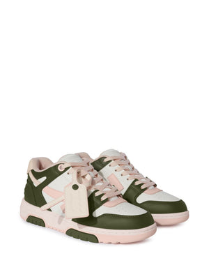 OFF-WHITE Signature Leather Sneakers for Women - Fall/Winter 2024