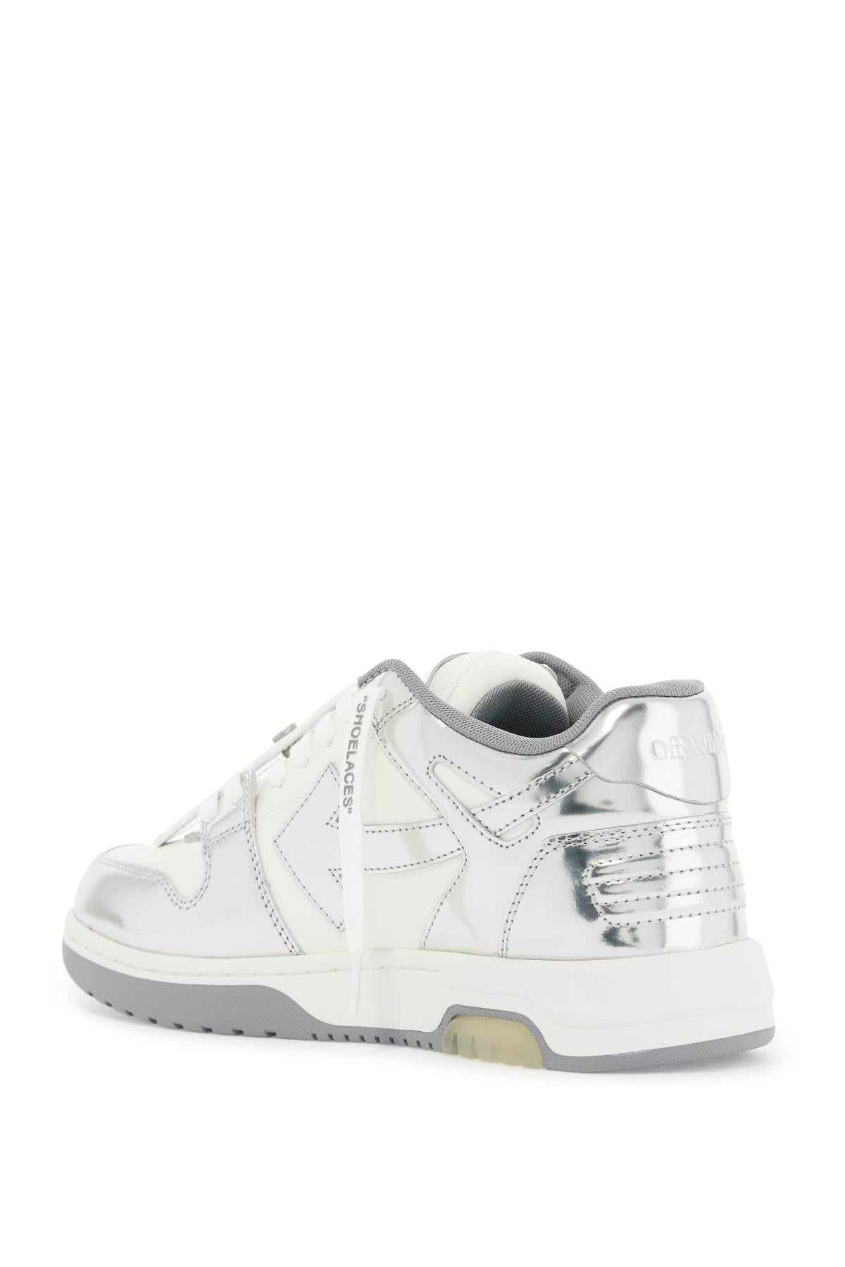 OFF-WHITE Leather Mirror Out of Office Sneaker for Women