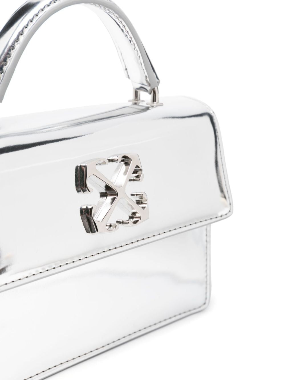 OFF-WHITE Mini Silver Handbag for Women - FW24 Collection