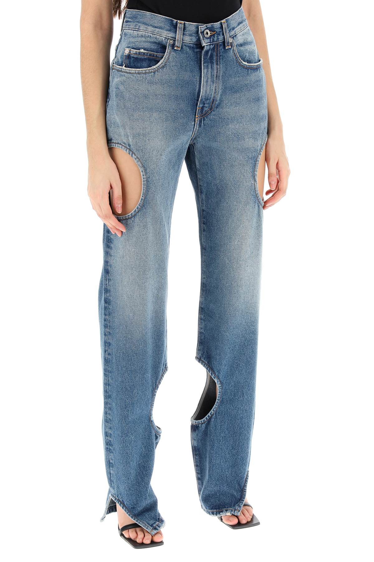 Meteor Cut-Out Jeans from the Off-White Wardrobe Collection