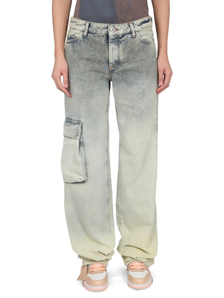 OFF-WHITE Stylish Mini Jeans for Women