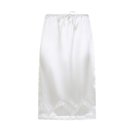 PRADA Satin Midi Skirt for Women