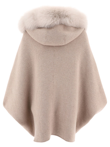 Vải Lông Cừu và Cashmere Màu Beige Sang Trọng Cho Phụ Nữ - Bộ sưu tập FW23