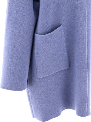 GIOVI Luxurious Wool and Cashmere Jacket in Light Blue for Women