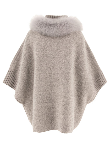 GIOVI Áo Poncho Cashmere Sang Trọng