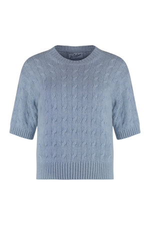 PRADA Short Sleeve Cashmere Sweater