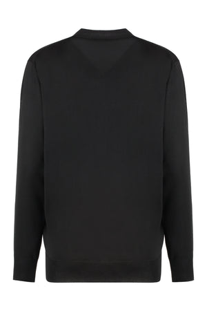 PRADA Elegant Silk Cardigan with Front Pockets