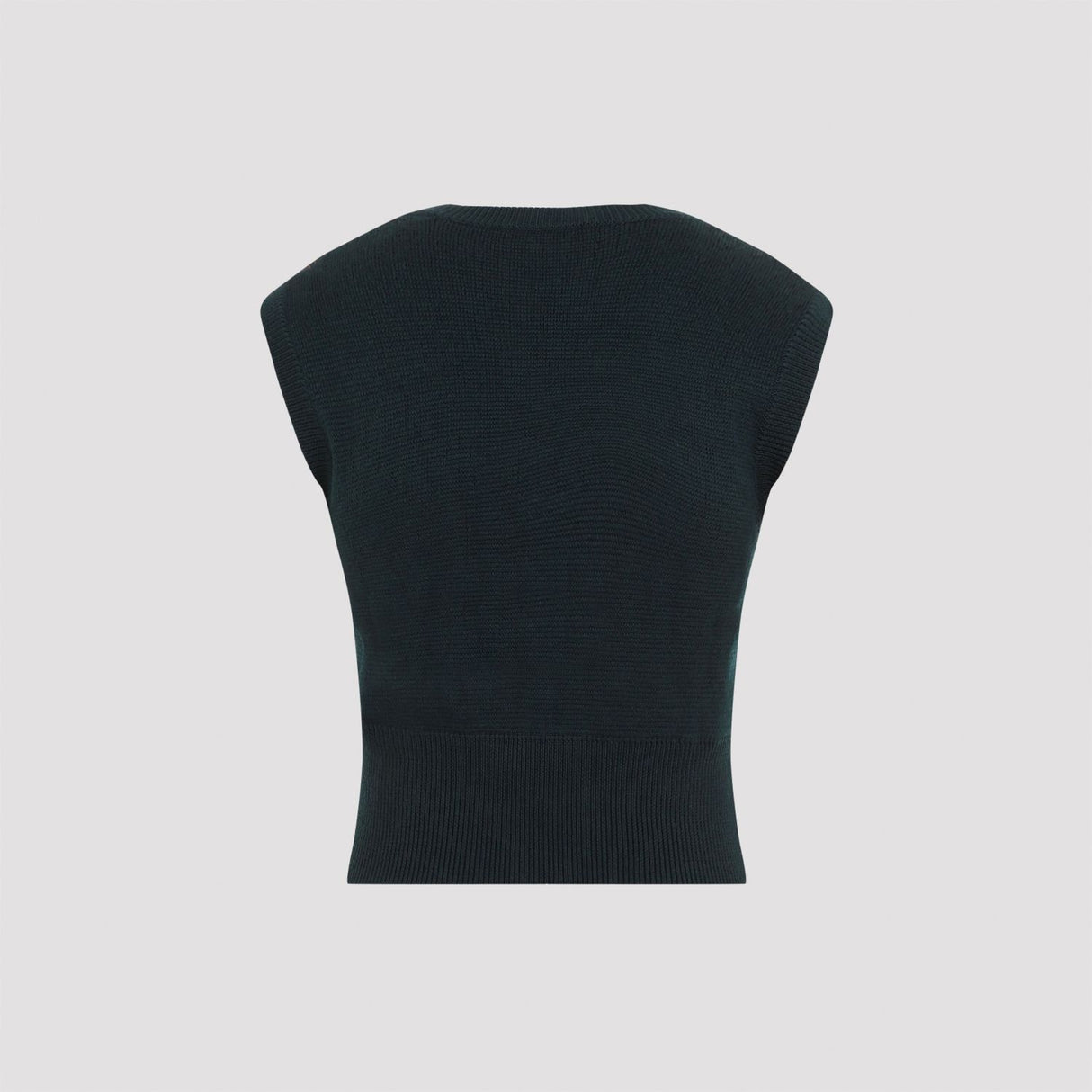 PRADA Elegant Viridian Wool Vest