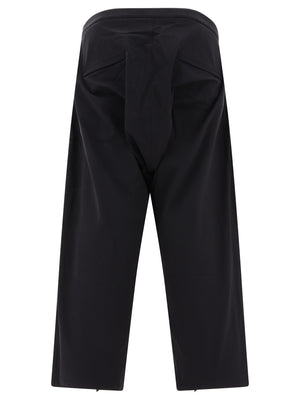 Men's Black Relaxed Fit Trousers for FW23 by ACRONYM