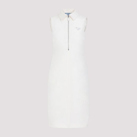 PRADA Elegant White Midi Dress for Women