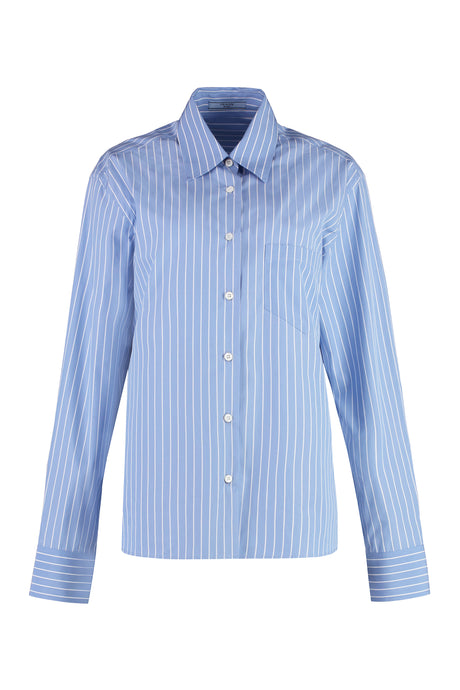 PRADA Classic Striped Cotton Shirt for Women