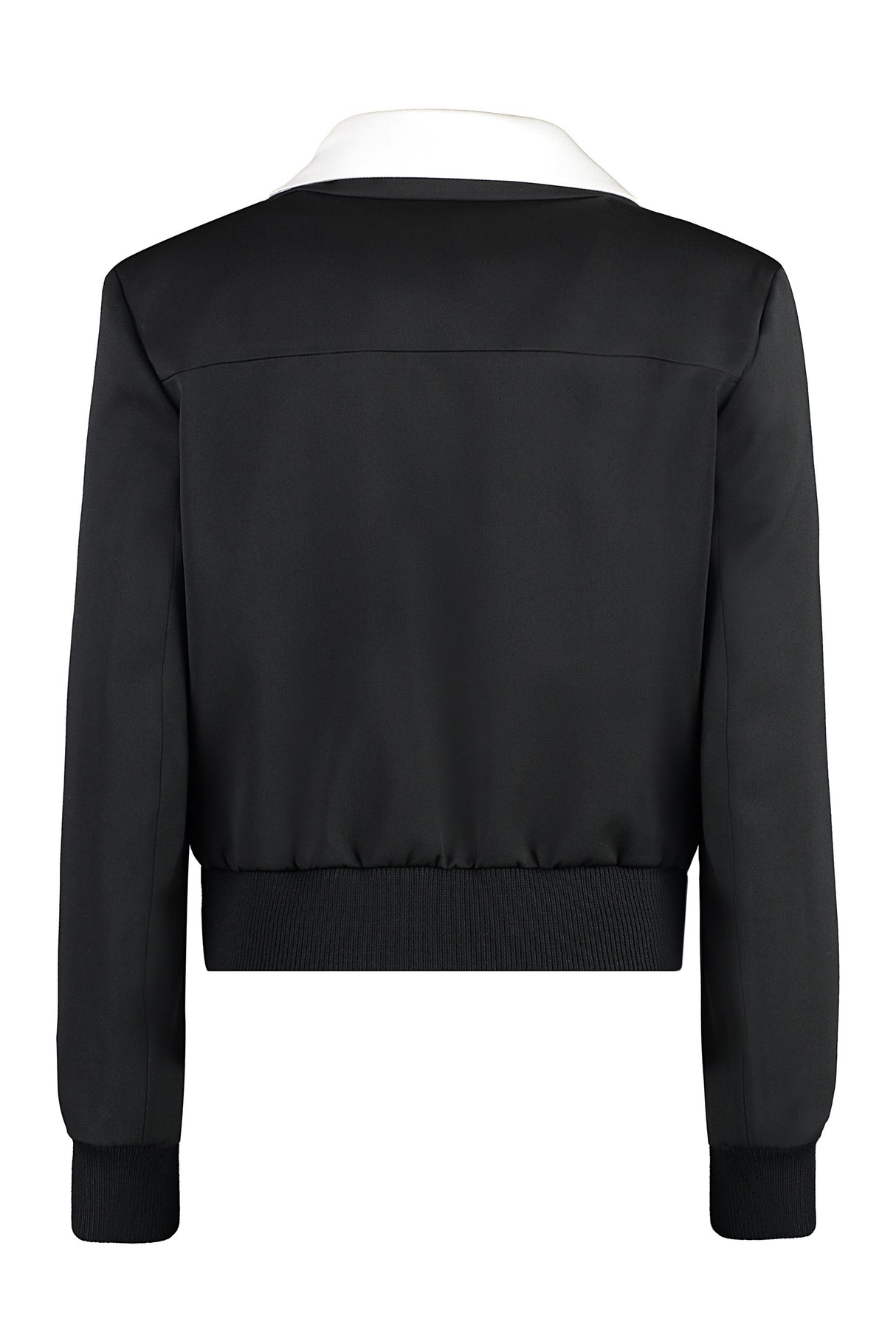 PRADA Elegant Wool Blazer with Detachable Collar