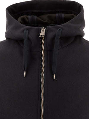 HERNO Elegant Blue Hooded Parka