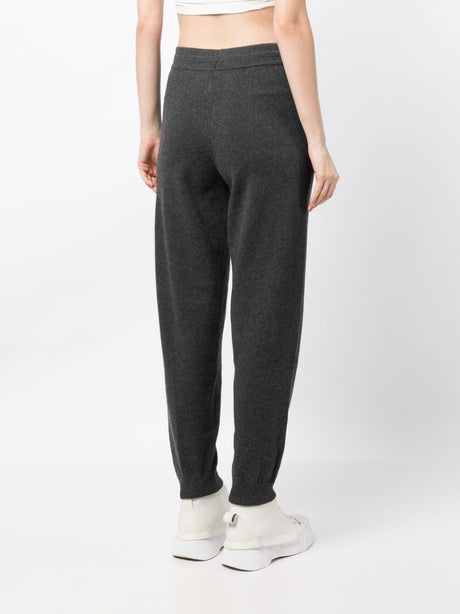 ISABEL MARANT ETOILE Kira Anthracite Knit Jogging Pants - Women