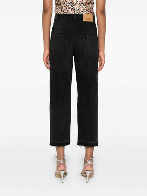 ISABEL MARANT Wide Leg Pants in Faded Black for Women