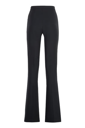 ELISABETTA FRANCHI Chic Wide-Leg Crepe Trousers