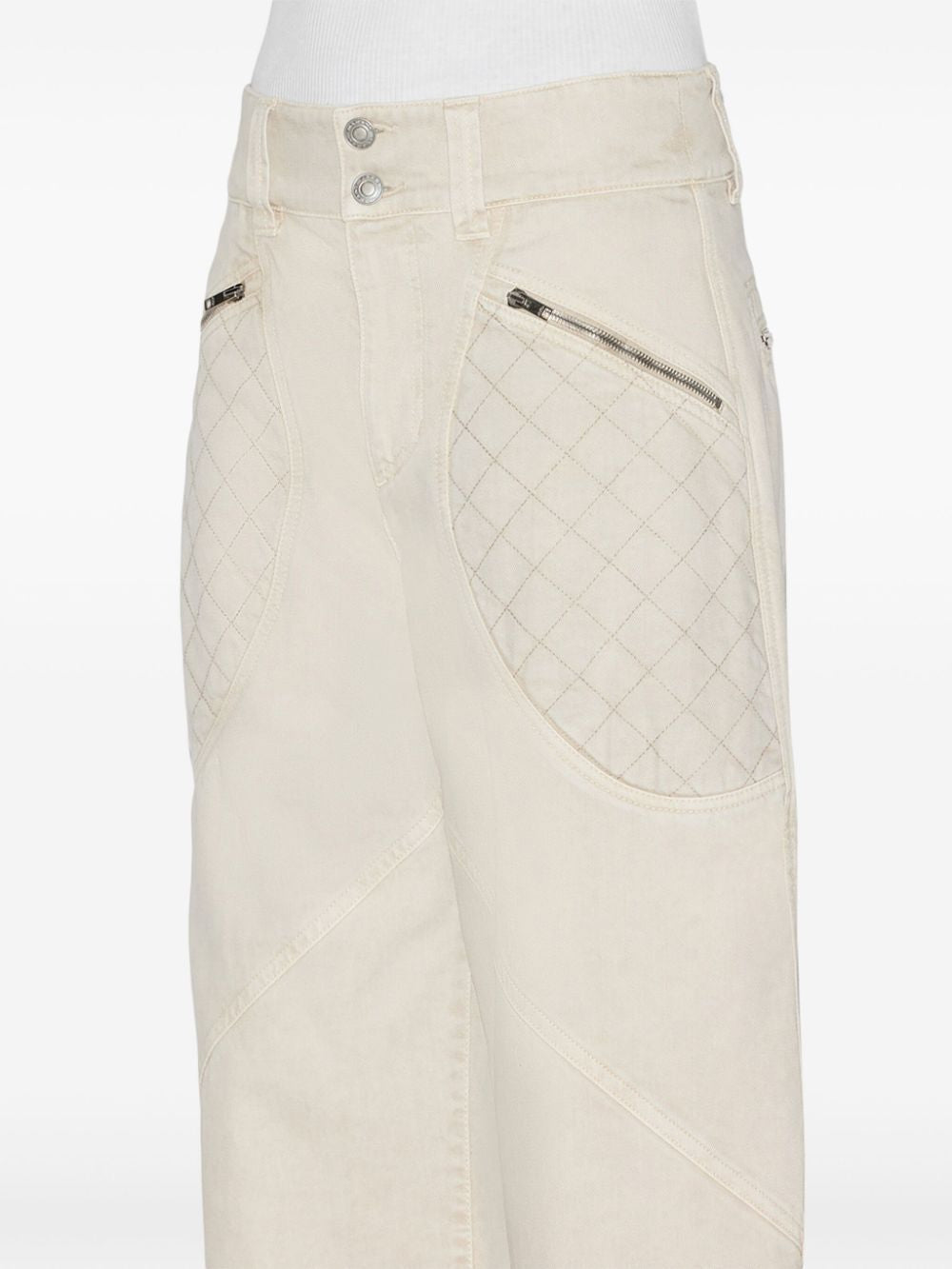 ISABEL MARANT Catarina Grey Cotton Jeans