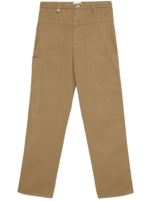 ISABEL MARANT ETOILE Chic Khaki Pants with Pockets for Women