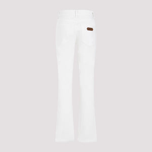 TOM FORD White Cotton Pants for Women