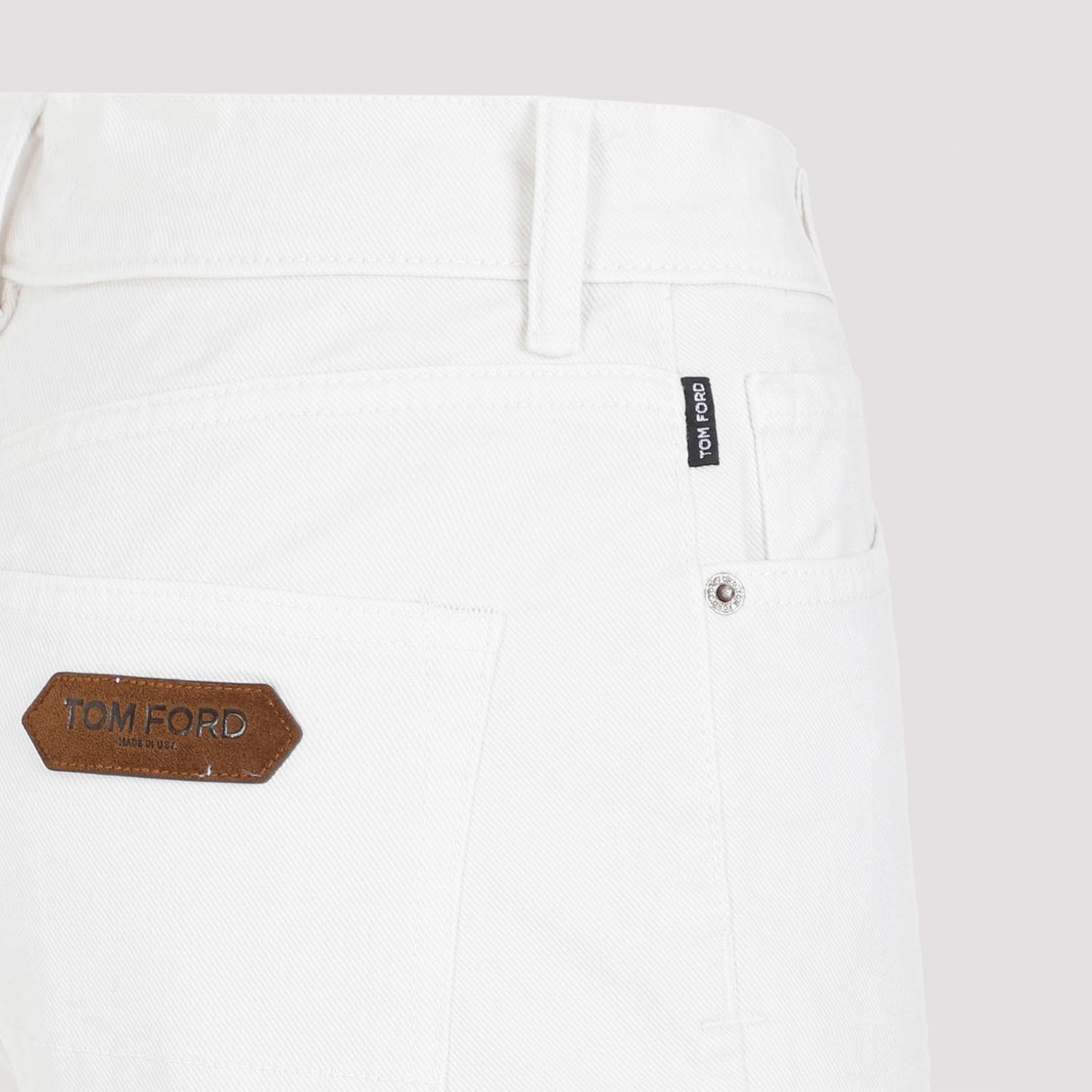 TOM FORD White Cotton Pants for Women