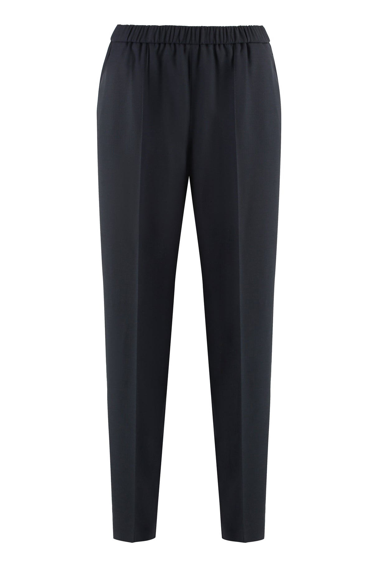 FABIANA FILIPPI Elegant Wool-Blend Trousers with Side Pockets