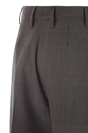 FABIANA FILIPPI Elegant Prince of Wales Wool-Silk Trousers