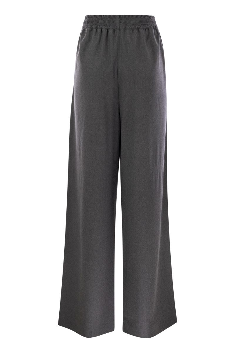 FABIANA FILIPPI Wide Fluid Flannel Trousers