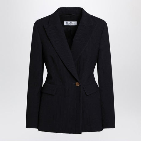 MAX MARA Fitted Double-Breasted Wool Jacket