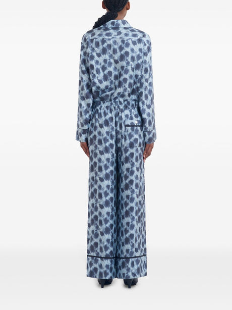 MARNI Printed Gray Pants for Women