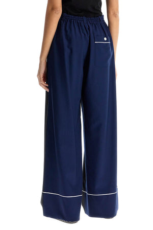 MARNI Chic Wide-Leg Virgin Wool Trousers