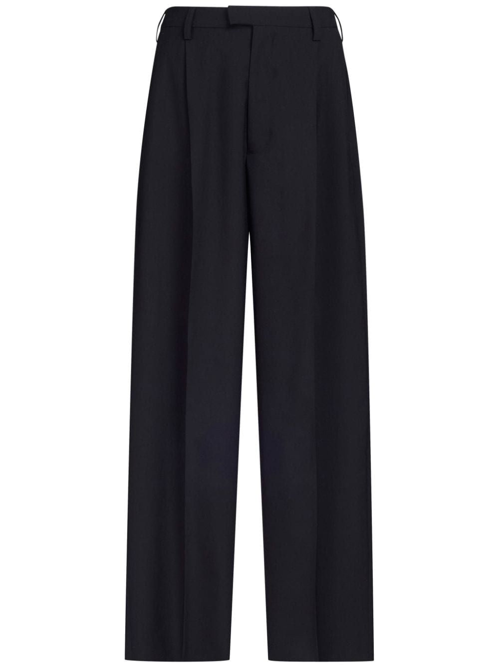 MARNI Women's Black Wool Pants for FW23 Collection