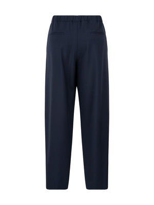 MARNI Embroidered Logo Wool Trousers