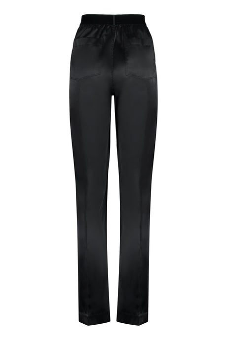 TOM FORD PALAZZO PANTS IN SILK SATIN