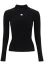 COURREGÈS High Neck Logo Sweater for Women