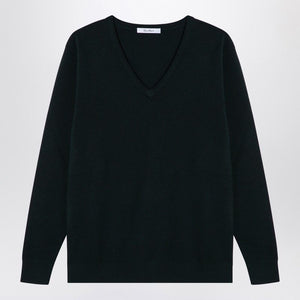 MAX MARA V-Neck Long Sleeve Wool Sweater