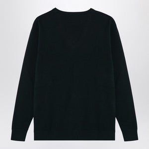 MAX MARA V-Neck Long Sleeve Wool Sweater