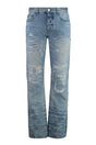 AMIRI Destroyed Effect 5-Pocket Straight-Leg Jeans for Men