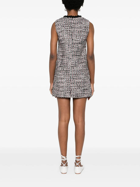 SELF-PORTRAIT Paillette-Embellished Bouclé Mini Dress