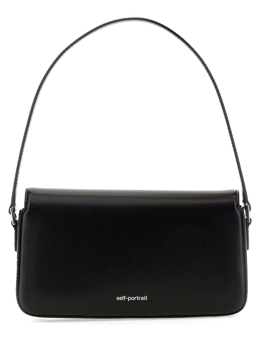 SELF-PORTRAIT Chic Leather Baguette Handbag